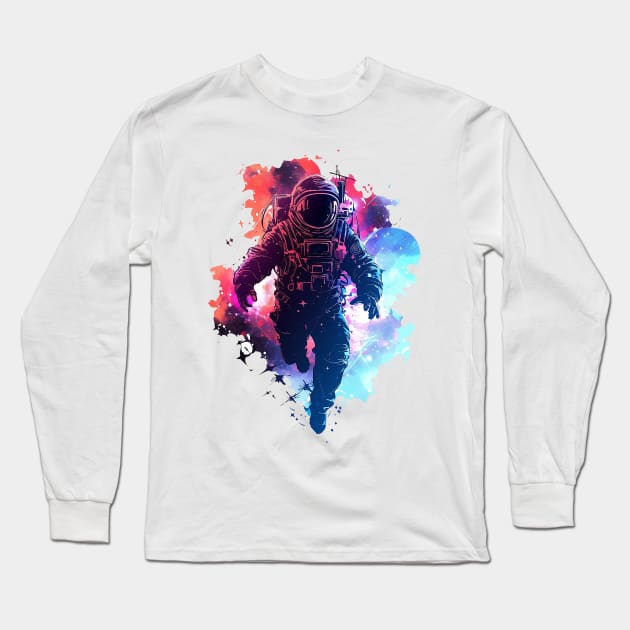 spaceman Long Sleeve T-Shirt by piratesnow